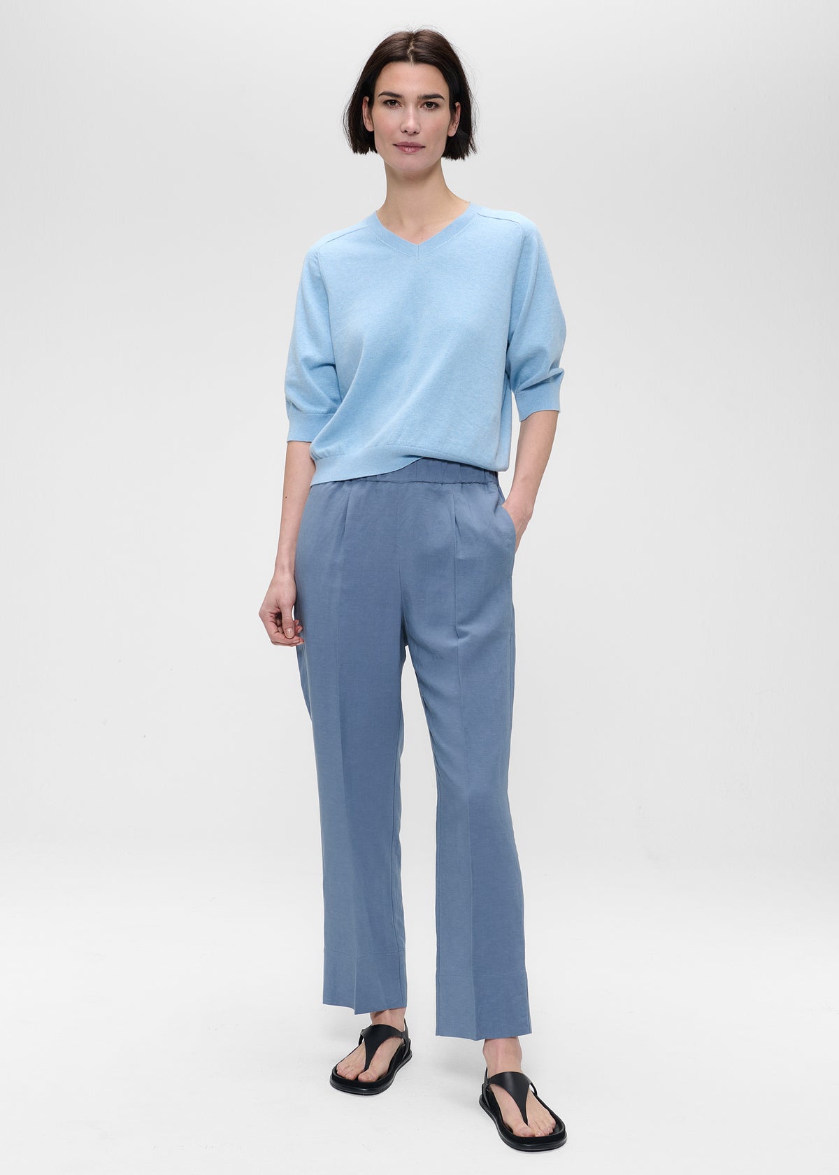 FINE LINEN VISCOSE SYDNEY PANTS