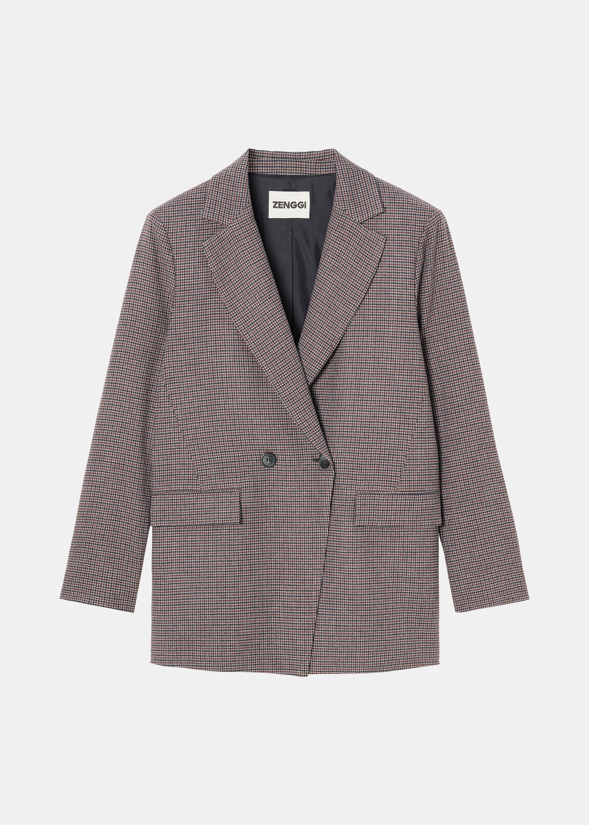 MINI CHECK LOOSE BLAZER