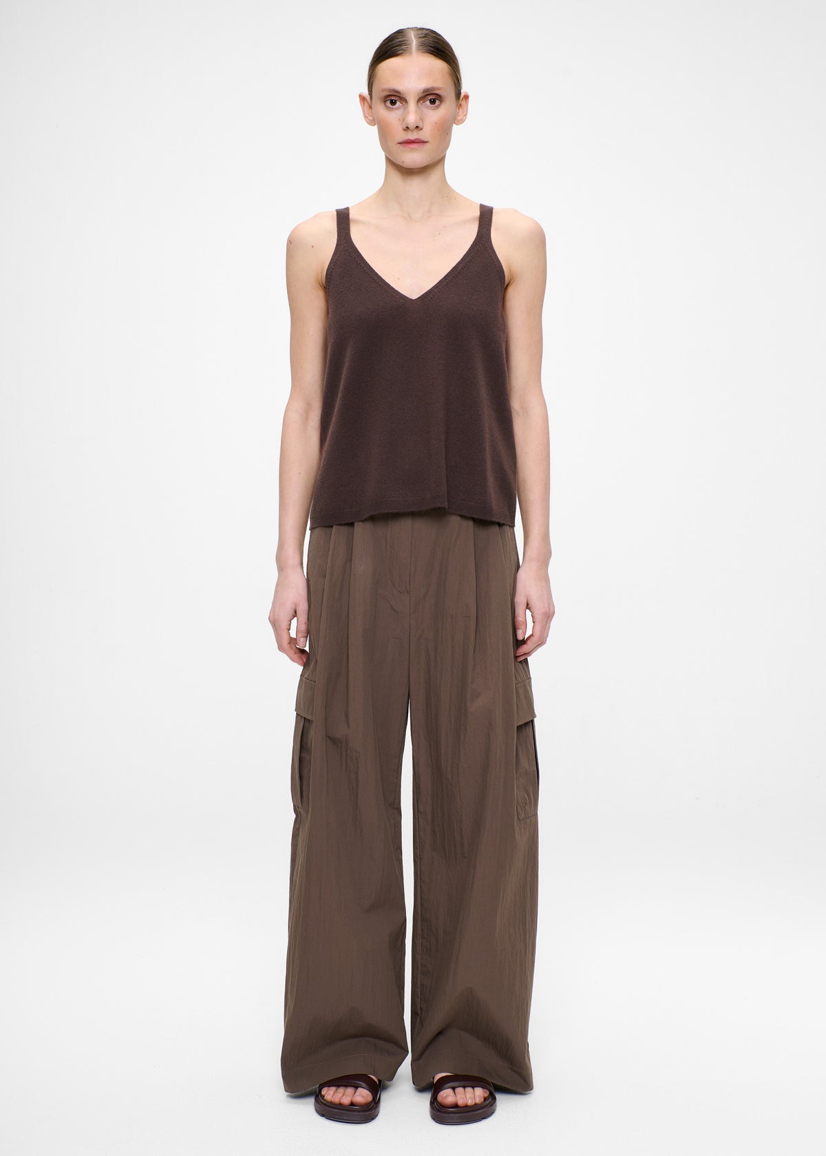 CASHMERE BLEND TANK TOP