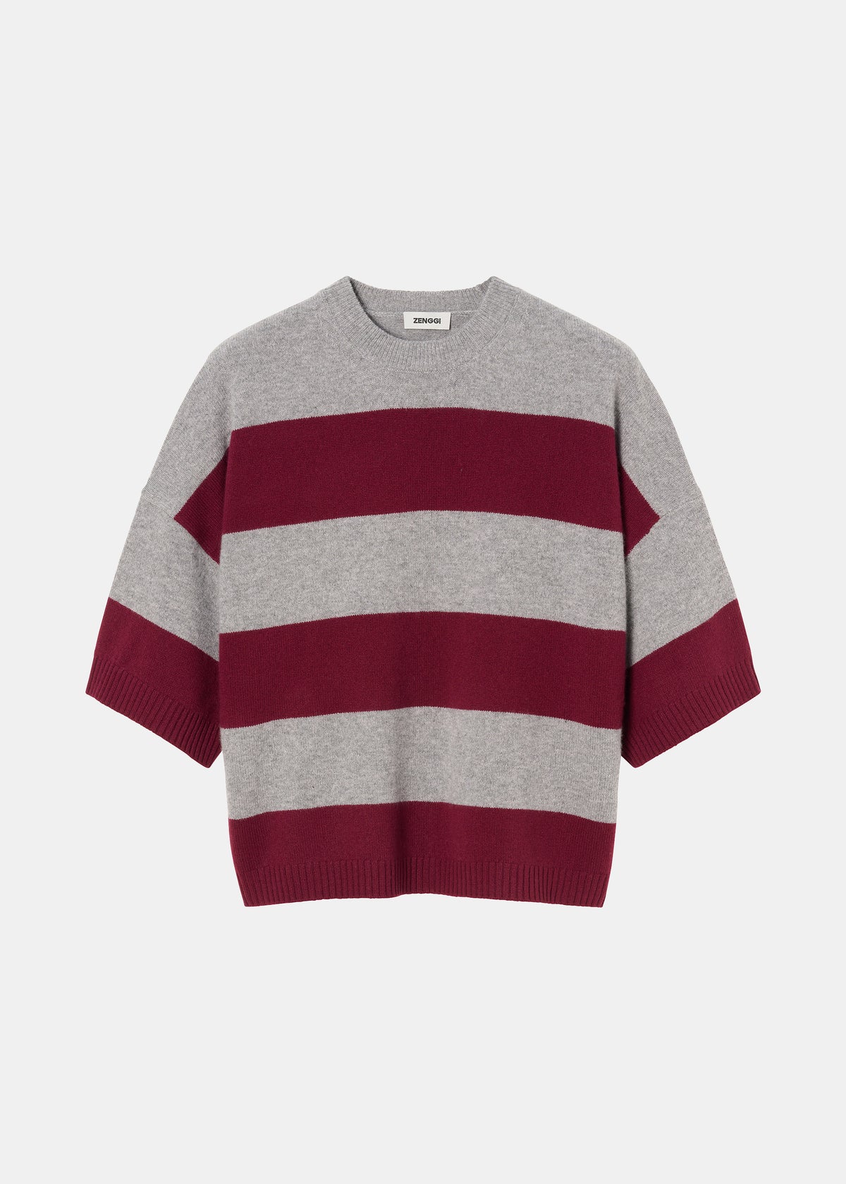 #color_grey melange stripe